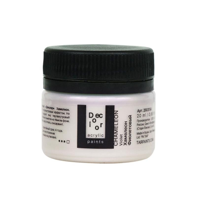 Краска акриловая декоративная Деколор Хамелеон фиолетовый  20мл