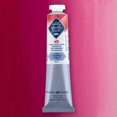 Краска темперная Мастер Класс красный хинакридон&nbsp;&nbsp;46мл