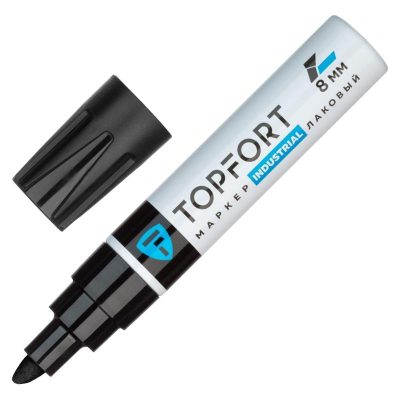 Пейнтмаркер&nbsp;&nbsp;6-8.0мм Topfort 'Industrial' алюминиевый корпус черный