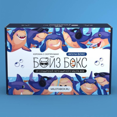 Подарочный набор-сюрприз БойзБокс 'Акула Бокс'