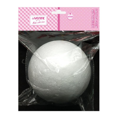 Заготовка для декорирования из пенопласта deVENTE 'Шар' d-12см