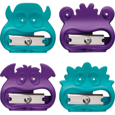 Точилка 1 диаметр Maped Vivo Monsters пластиковая цвета ассорти