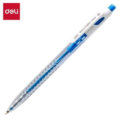 Ручка шариковая автоматическая Deli 0.5мм синяя