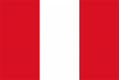 Флажок государства Перу 20х10см