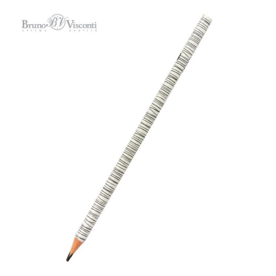 Карандаш BrunoVisconti® 'ArtGraphix' HB трехгранный полимерный корпус 'Березки'