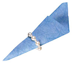 Зажим для салфеток Herlitz Жемчуг 2шт