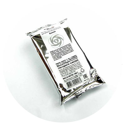 Мастика Топ Продукт сахарная ванильная белая 100г