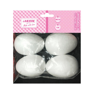 Заготовка для декорирования из пенопласта deVENTE 'Яйцо'  8х5.5см 4шт