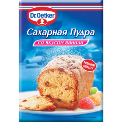 Сахарная пудра Dr.Oetker со вкусом ванили 80г