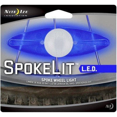Светящийся LED-маркер на спицы велосипеда Nite Ize SpokeLit синий