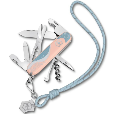 Нож  91мм Swiss Army Knives 16 функций Companion 'Paris Style' со шнурком на шею в подарочной коробке
