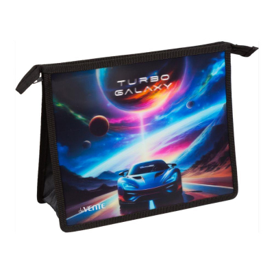 Папка для тетрадей A5 deVENTE с расширением&nbsp;&nbsp;1 отделение на молнии пластиковая 'Turbo Galaxy'