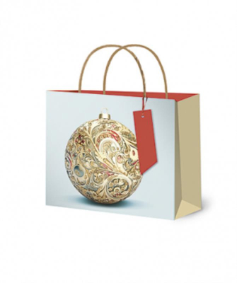 Пакет подарочный новогодний 20х24х10см 'Новый год'