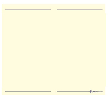 Сменный блок для бизнес-органайзера Filofax  Flex Slimline Тетрадь 32л без линовки кремовый