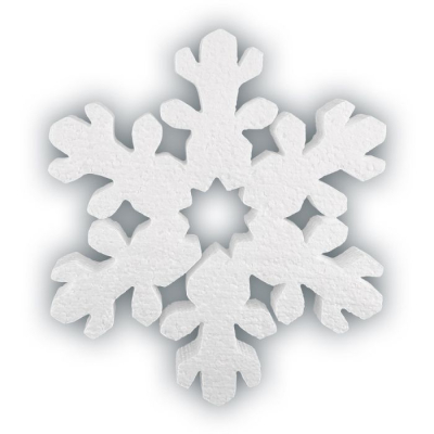 Заготовка для декорирования из пенопласта Love2art Снежинка h-15см