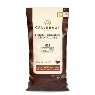 Шоколад молочный Callebaut 33.6%  0.5кг