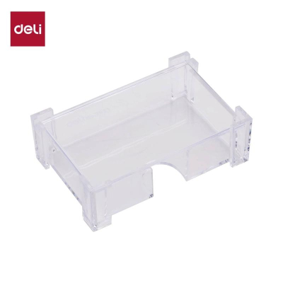 Коробка для хранения визиток Deli 103х68х34мм акриловое стекло