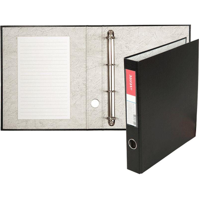 Папка A4&nbsp;&nbsp;4 кольца 45мм (O) на 320л deVENTE PP черная