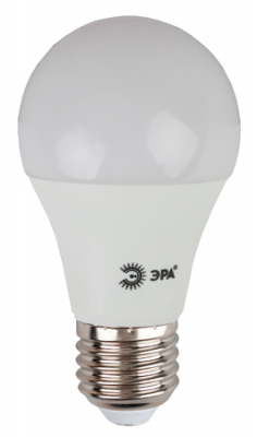 Лампа LED E27  10W/220V ЭРА Red Line A60 ECO 4000K холодный белый свет