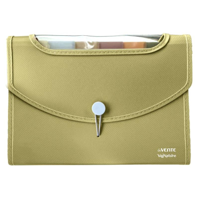 Папка-органайзер deVENTE&nbsp;&nbsp;8 отделений A4 на резиновой застежке 'sigNATURE' Оливковая