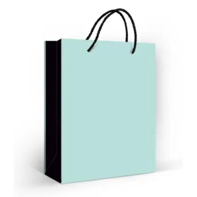 Пакет подарочный 13х18см ламинированный 'Мятный'