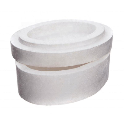 Заготовка для декорирования из пенопласта deVENTE 'Шкатулка' овальная 15.0х11.4х7.3см