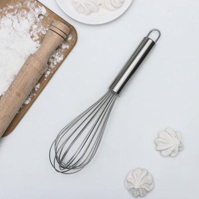Венчик кулинарный металлический 30см 'Сильвер'