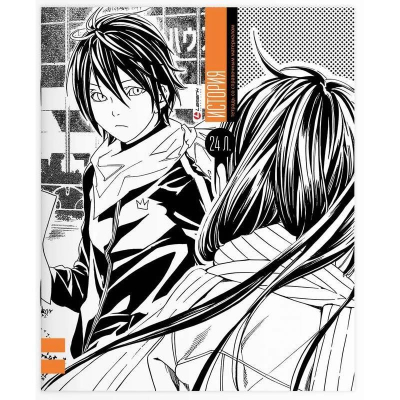 Тетрадь предметная A5  24л клетка Lamark Manga История
