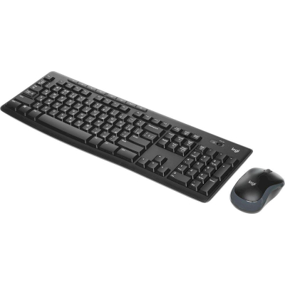 Клавиатура +мышь беспроводные Logitech MK270 Multimedia серо/черные