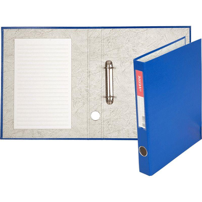 Папка A4&nbsp;&nbsp;2 кольца 35мм (O) на 280л deVENTE PP синяя