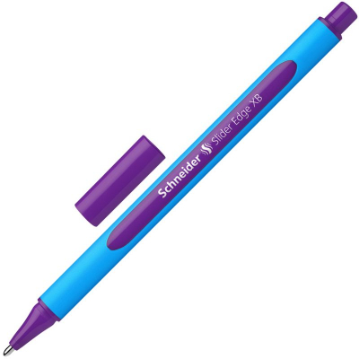 Ручка шариковая Schneider 1.4мм Slider Edge XB одноразовая фиолетовая