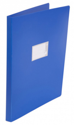 Папка A3  4 кольца 25мм (O) на 140л Бюрократ вертикальная пластиковая синяя