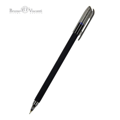 Ручка шариковая BrunoVisconti® PointWrite Basic 0.38мм синие чернила 'Black'