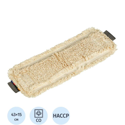 Насадка МОП для швабры-флаундера Vileda Vileda Professional 'Контракт УльтраСпид Про' 40см бежевая