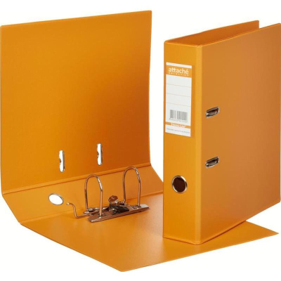 Папка файл A4  70мм Attache Selection 'StrongLine' PVC разобранная оранжевая