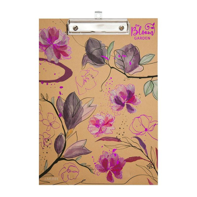 Клипборд A4 deVENTE ламинированный картон 'Bloom Garden' Pink