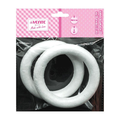 Заготовка для декорирования из пенопласта deVENTE 'Кольцо' d-10см 2шт