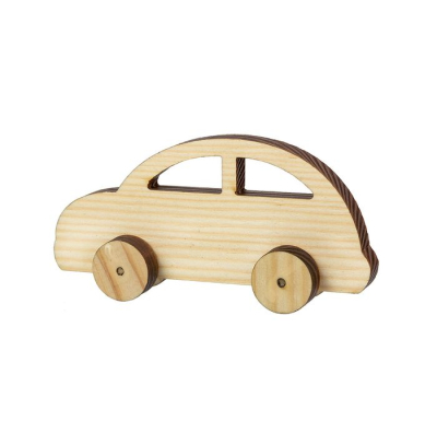 Заготовка для росписи деревянная Фигурка Машинка Mr. Carving 6.5х13.5см сосна