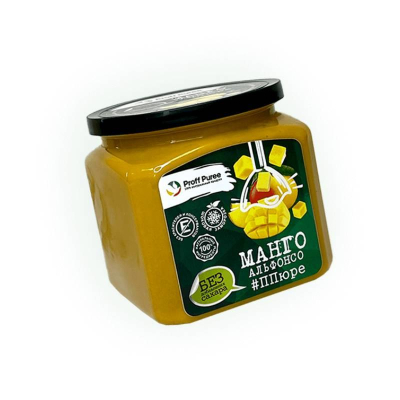Пюре замороженное Proff Puree ''Манго Альфонсо без сахара'&nbsp;&nbsp;500г