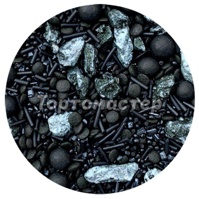Посыпка кондитерская MIXIE 'Чернее ночи' 50г