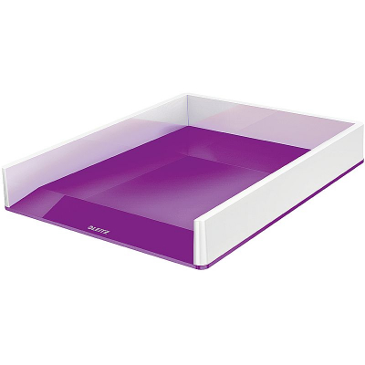 Поддон для бумаг Leitz WOW бело-фиолетовый