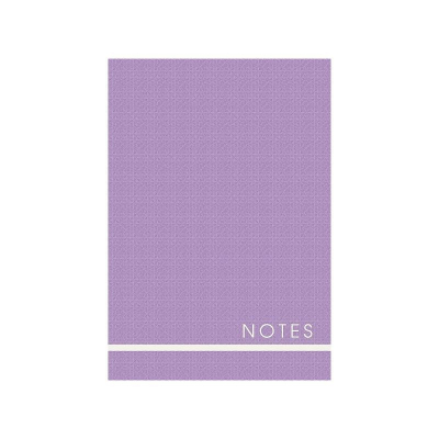 Тетрадь A5 120л клетка на сшивке Listoff® картонная матовая обложка 'New color' лиловая