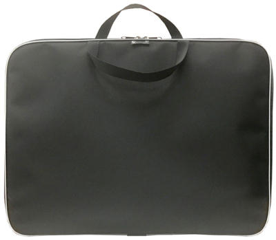 Папка-портфель Lamark 45х34х2см 1 отдел на молнии нейлон черная