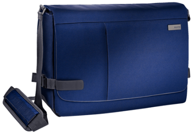 Сумка Leitz 39х29х15см Complete Smart Traveller с ремнем полиэстер/кожа синий титан