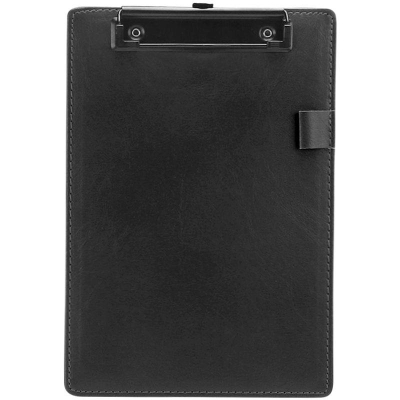 Клипборд A4 deVENTE с петлей для ручки искусственная кожа черный