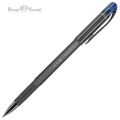 Ручка гелевая стираемая BrunoVisconti® 0.5мм 'DeleteWrite' Ice синяя