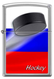 Зажигалка бензиновая Zippo Classic 'Russian Hockey Puck'