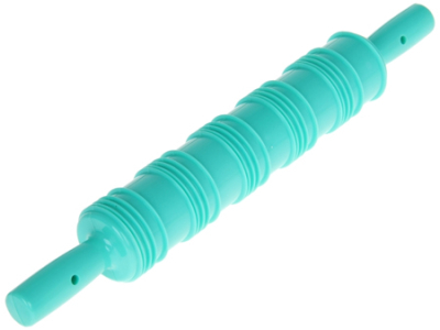 Скалка фактурная 25х5см Полосы цвета ассорти