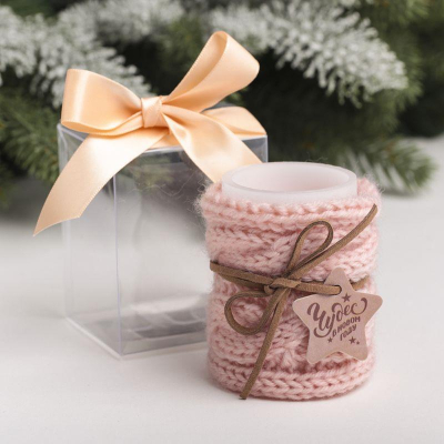 Свеча светодиодная Чудеса колонна 5х7см