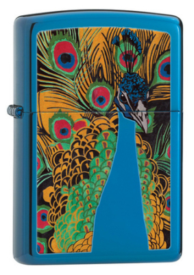Зажигалка бензиновая Zippo Classic 'Peacock'